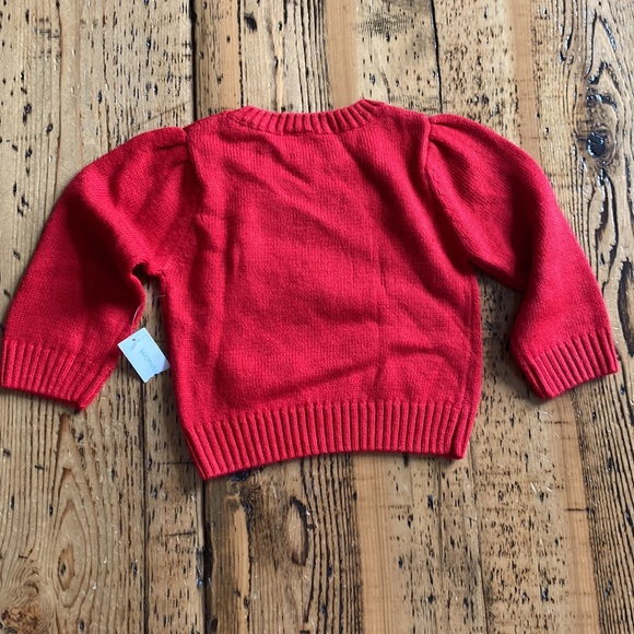 Wonder kids holiday plaid bears sweater size 24M NWT girls - Picture 3 of 5